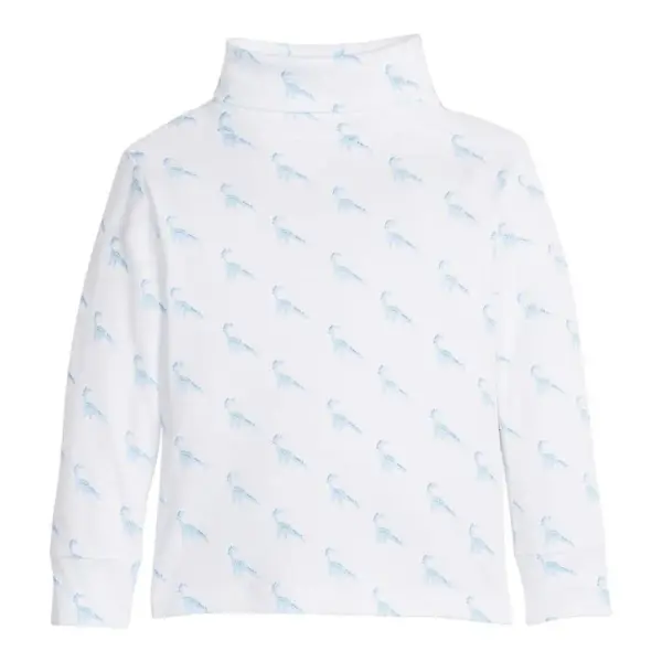 Printed Turtleneck