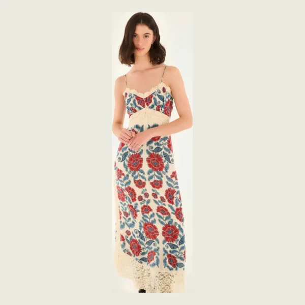 Sand Francesca Midi Dress