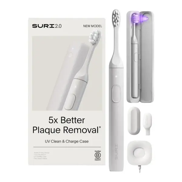 Sonic 2.0 Sustainable Electric Toothbrush with UV Cleaning Travel Case