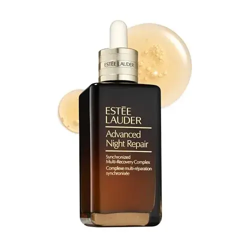 Estée Lauder Advanced Night Repair Face Serum Synchronized Multi-Recovery Complex with Hyaluronic Acid & Peptides | Anti Aging & Hydrating Serum, 3.9 Fl Oz