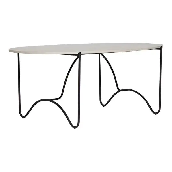 Peggy Outdoor Oval Dining Table