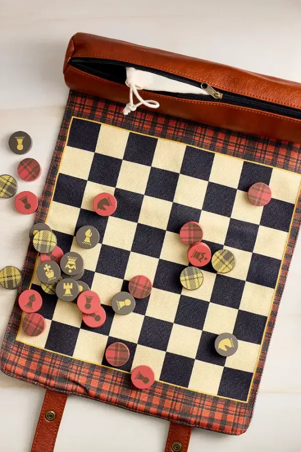 Pendleton Travel Chess + Checkers Set