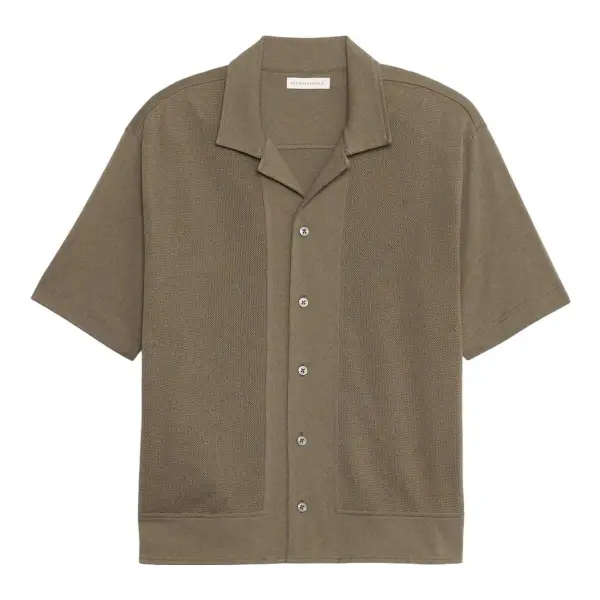 Cotton Mesh Resort Shirt