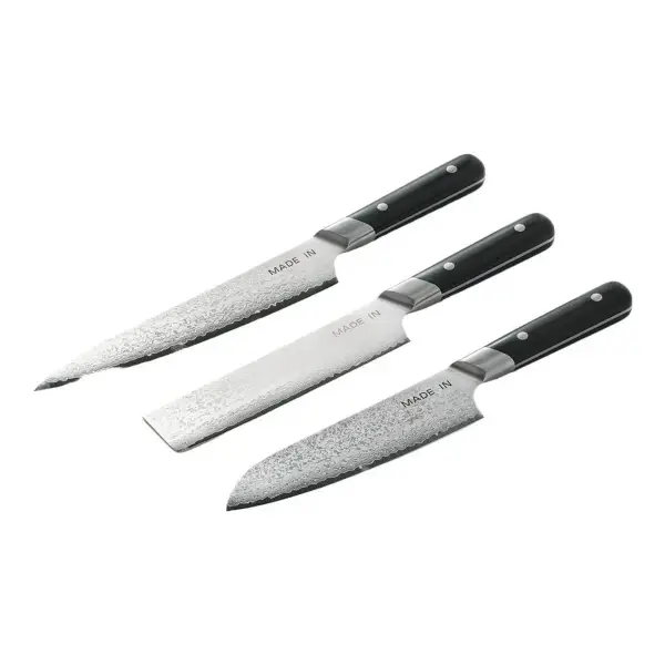 Japanese Damascus Steel Knife Set