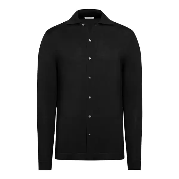 Long Sleeve Polo Cardigan