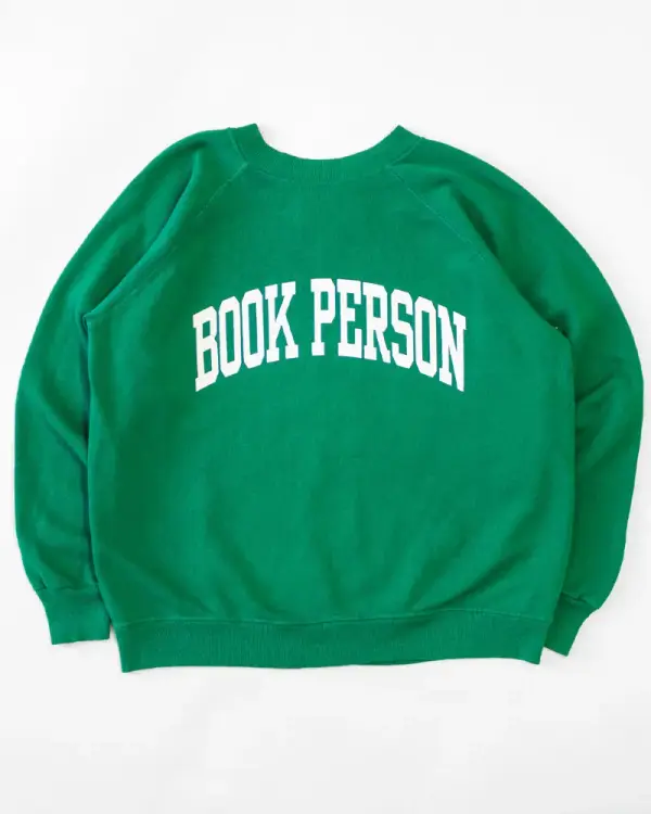Book Person Sweatshirt - Green