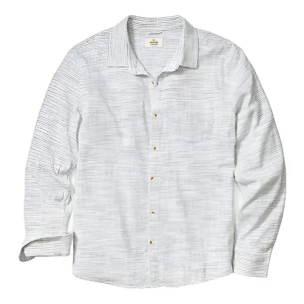 Stretch Selvage Long Sleeve Shirt
