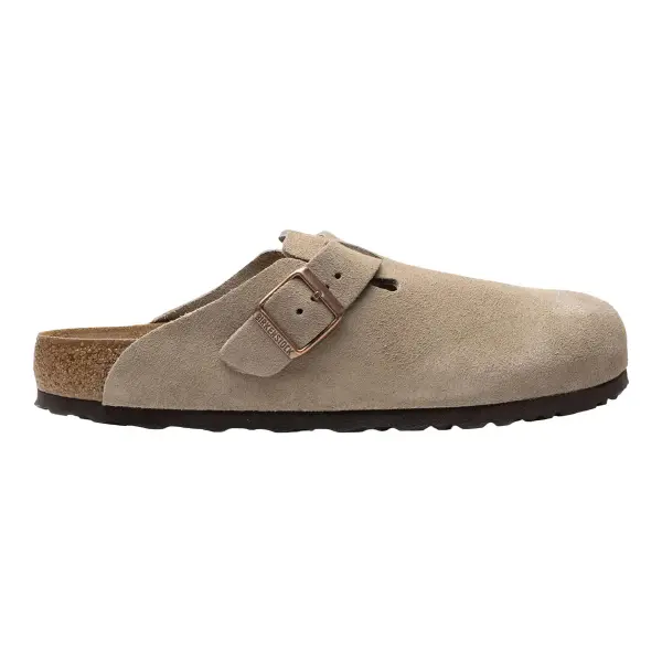 Boston Suede Shearling Clogs