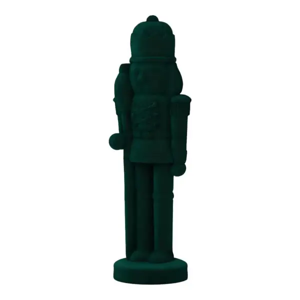 28" Christmas Flocked Nutcracker
