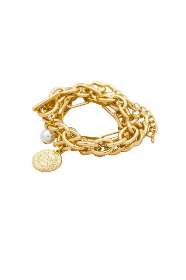Amber Sceats x REVOLVE Lola Bracelet Set in Gold | REVOLVE