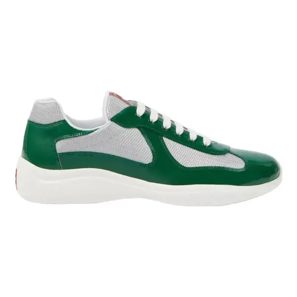 Leather and Technical Fabric America's Cup Sneakers