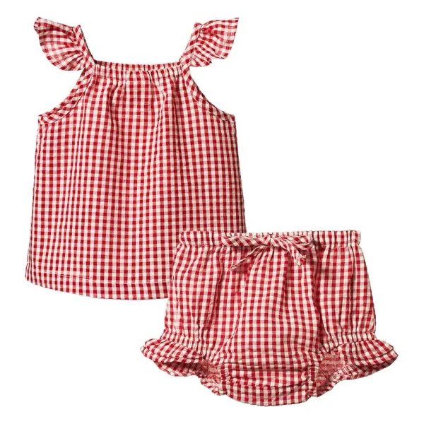 Petal Set Gingham