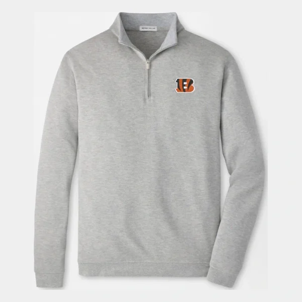 Cincinnati Bengals Crown Comfort Quarter-Zip Pullover