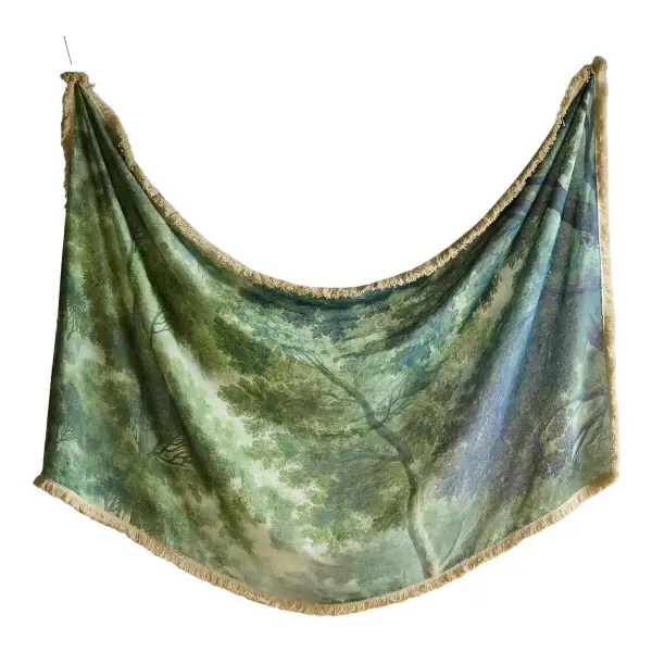 Forest Tapestry Linen Tablecloth