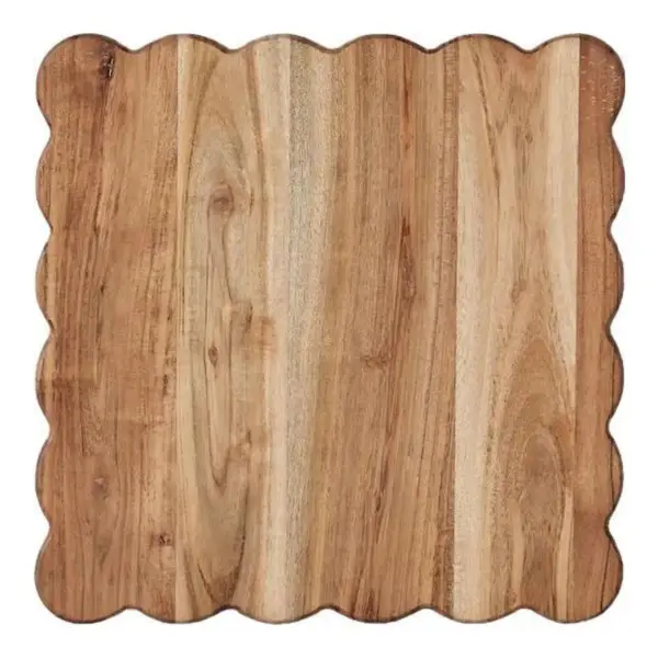 Scalloped Cutting Board Medium Square