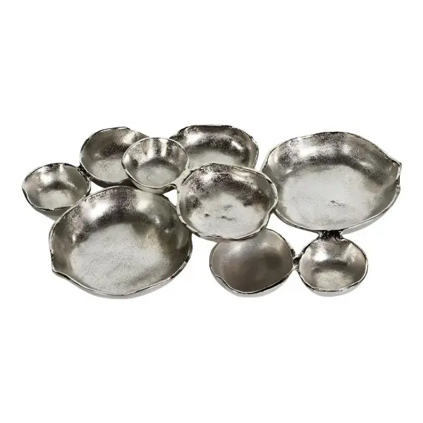 Cluster Of Nine Round Serving Bowls