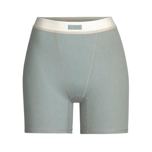 Cotton Rib Boxers Shorts