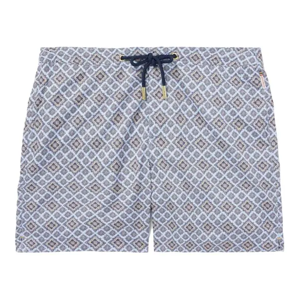 Bulldog Drawcord Mid-Length Swim Shorts