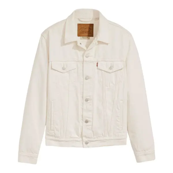 Cotton Linen Trucker Jacket