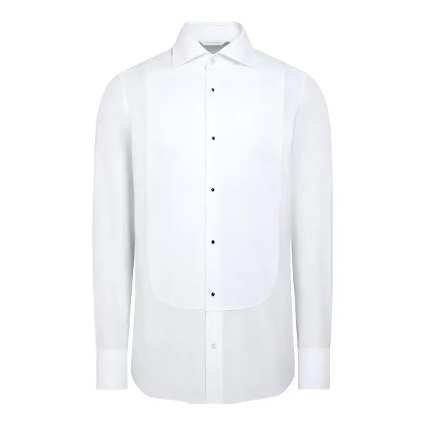 Tailored Fit Tuxedo Shirt