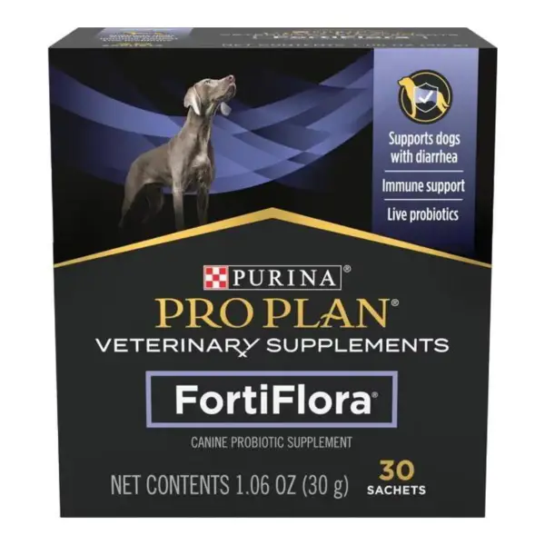 Veterinary Diets Canine Nutritional FortiFlora Dog Probiotic Supplement