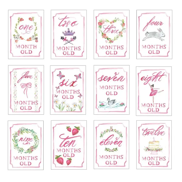 Month By Month Baby Cards
