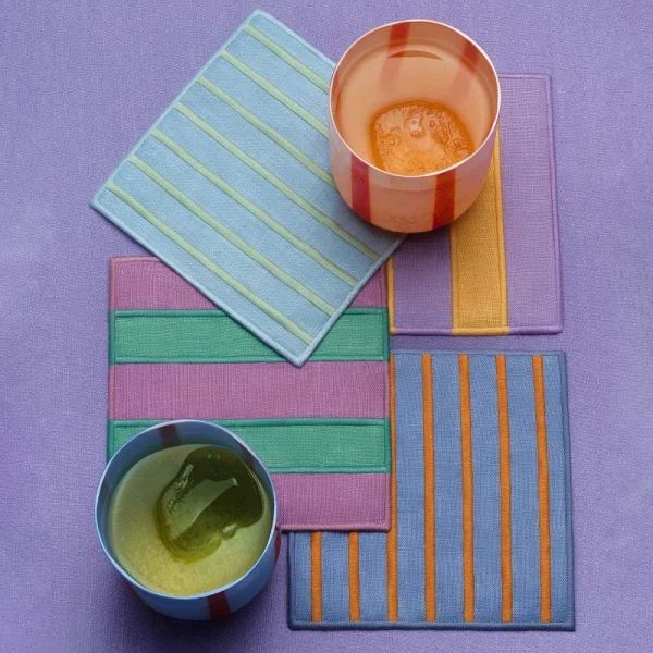 Stripe Party Cocktail Napkins