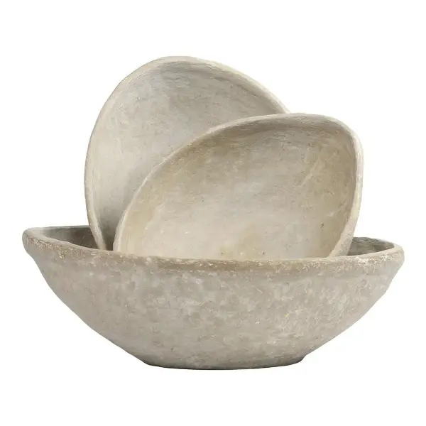 Paper Mache Bowl | Set Of 3