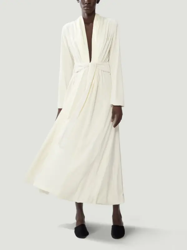 Carla Velvet and Silk Robe