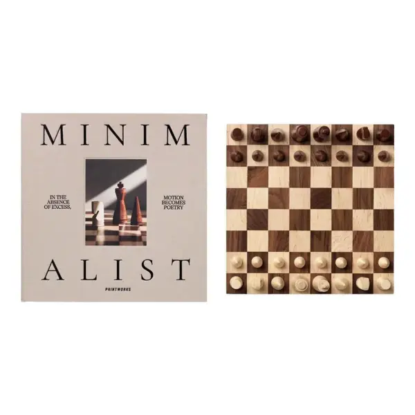 The Minimalist Wooden Chess Game