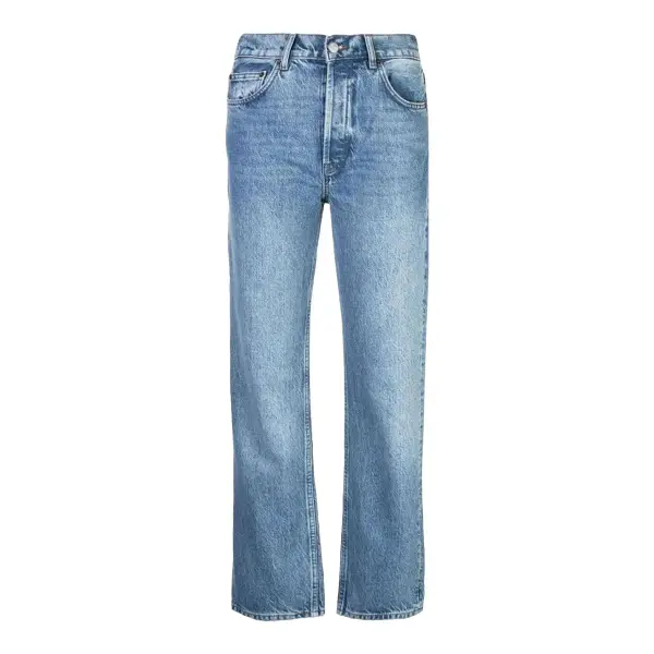 Cynthia High-Waisted Straight Jeans