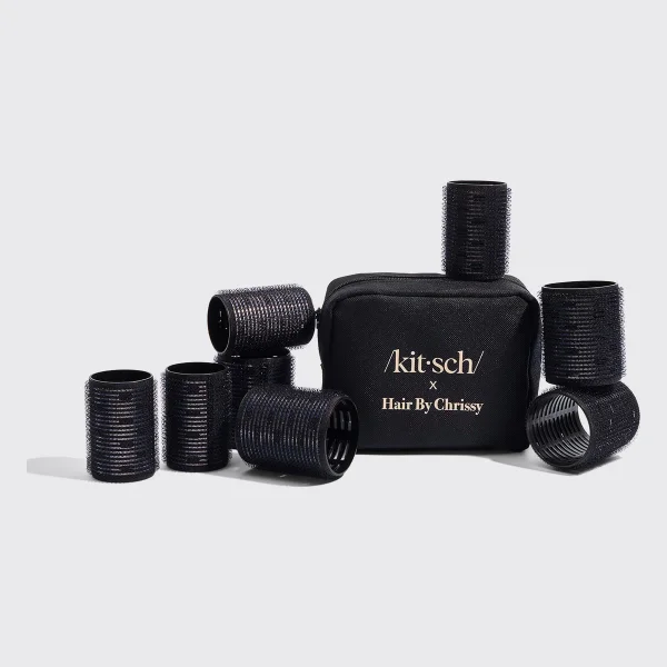 Hair By Chrissy x Kitsch Ceramic Thermal Rollers 8pc Set