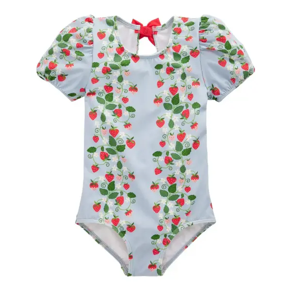 Puff Sleeve Swimsuit