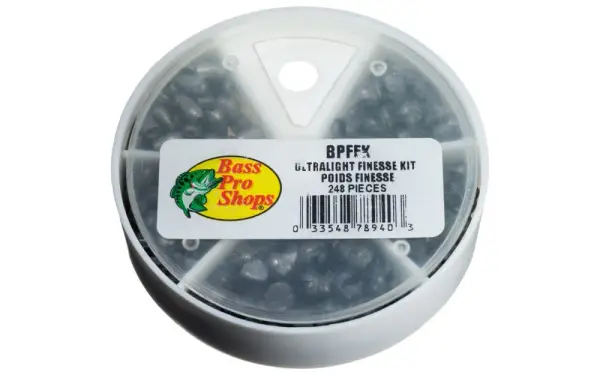 Bass Pro Shops 248-Piece Ultra Light Fishing Weight Kit