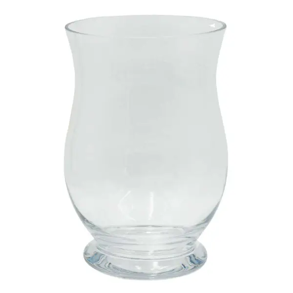 Clear Glass Hurricane Candle Holder