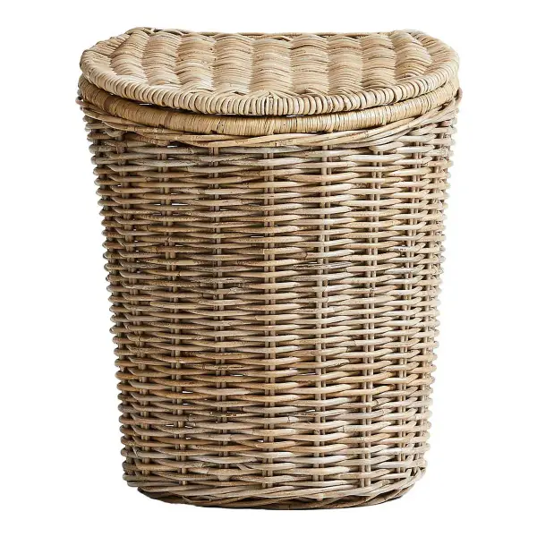 Crate & Barrel x Leanne Ford Poplar Woven Wicker Kids Hamper
