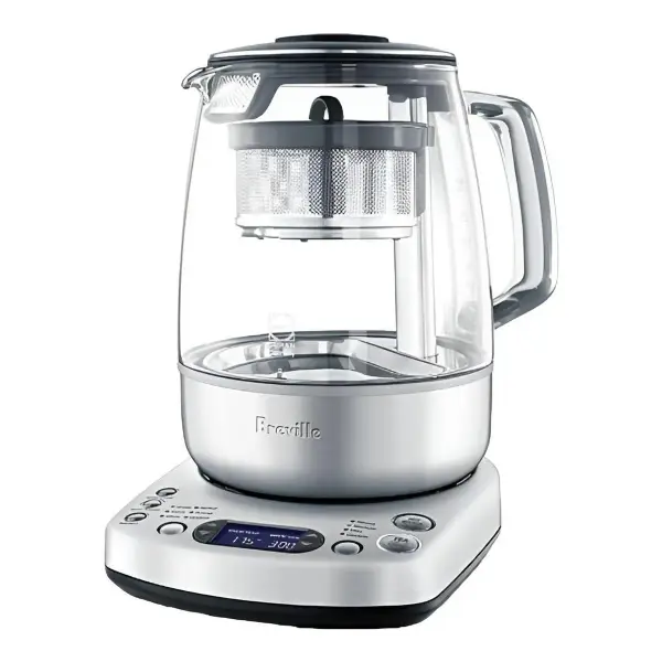 Brushed Stainless Steel Customizeble Settings Tea Maker