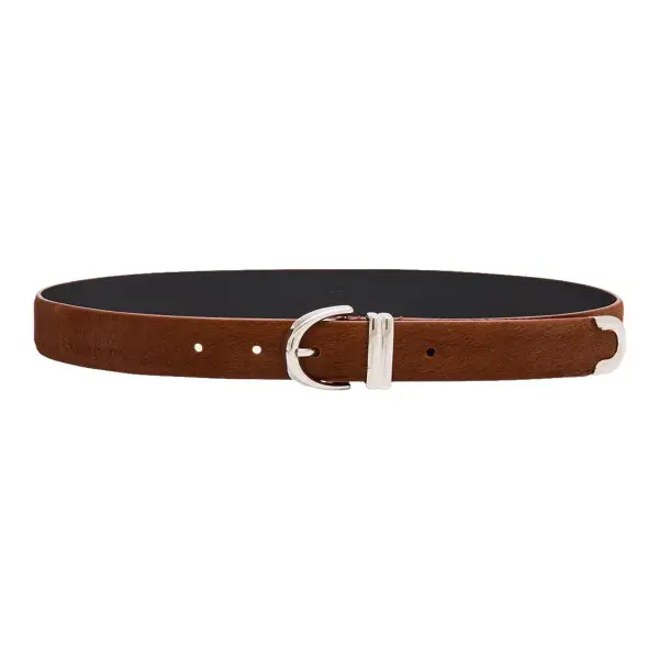 Bambi Suede Skinny Belt