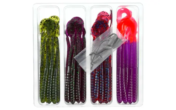 Bass Pro Shops 50-Piece Squirmin' Worm Kit
