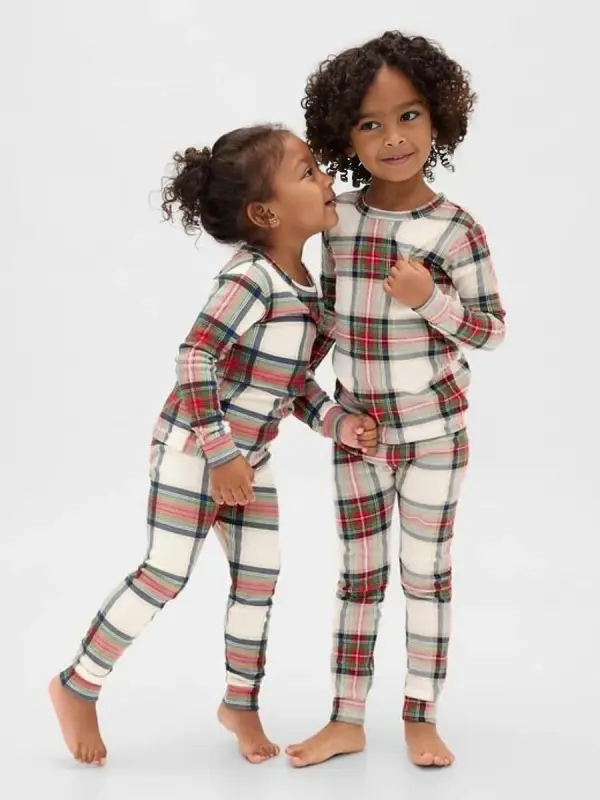 Baby Toddler Organic Brushed Cotton PJ Set