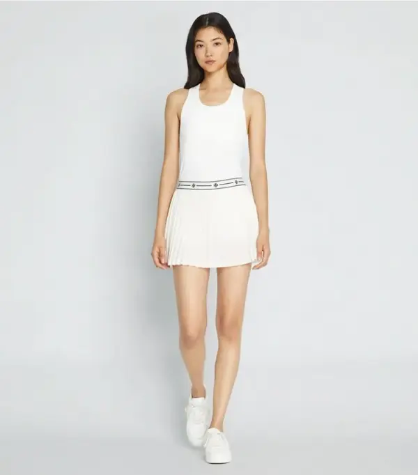 MESH PLEATED TENNIS SKIRT