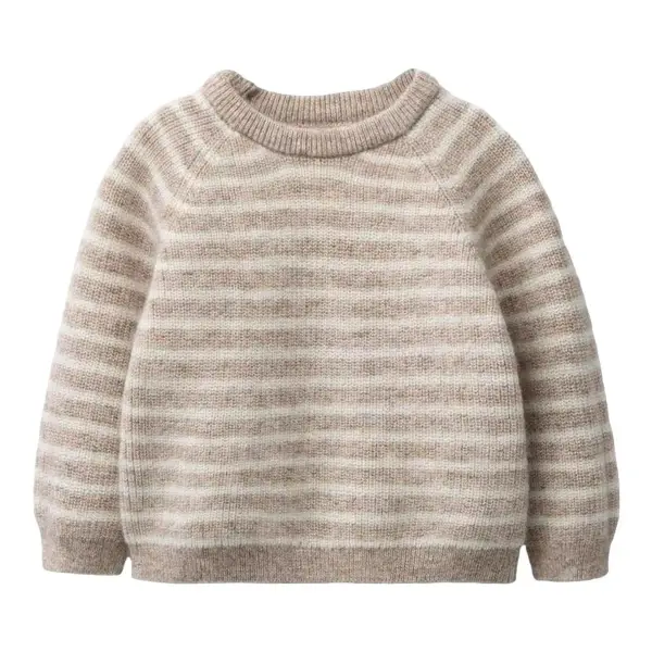 Striped Wool and Cashmere Sweater