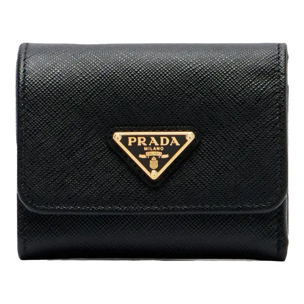 Saffiano Small Leather Wallet