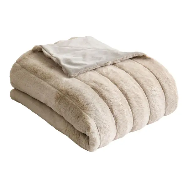 Double Faced Faux Fur Blanket
