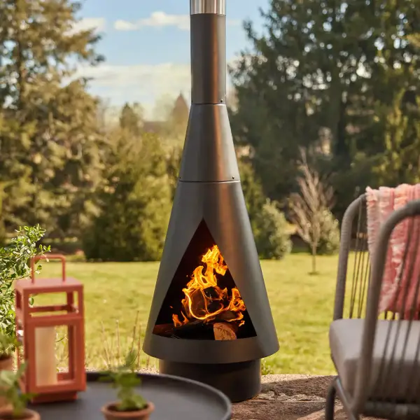 Angled Obelisk Chiminea