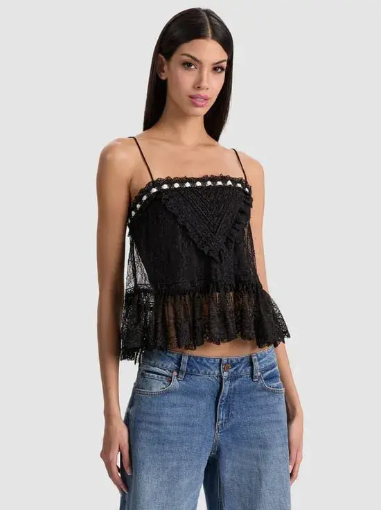 ALESSIA LACE TOP