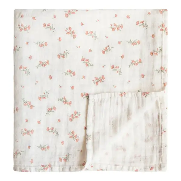 Organic Cotton Muslin Swaddle Blanket