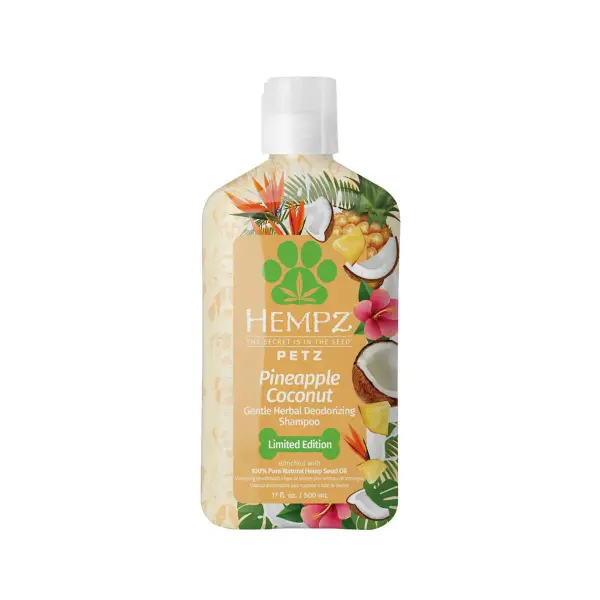 Petz Pineapple Coconut Gentle Herbal Deodorizing Shampoo