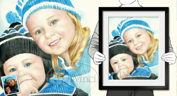 Hand Painted Watercolor from Photos