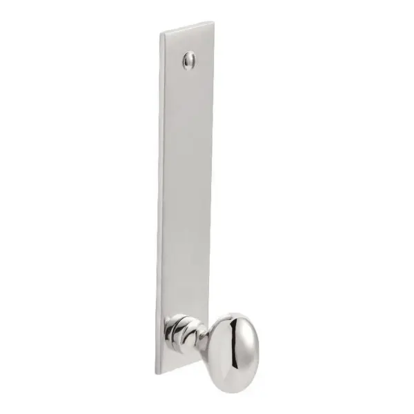 Oval Cabinet Knob with Rectangle Backplate